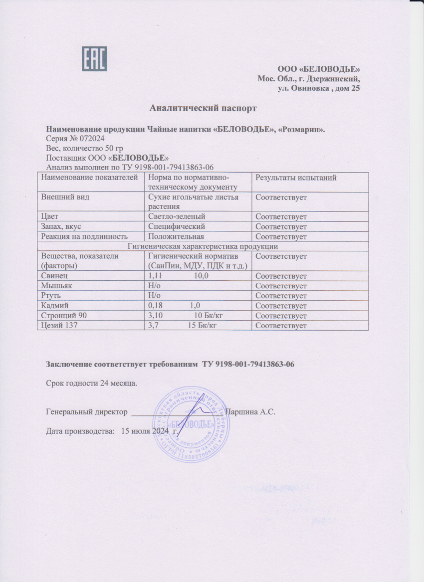 Паспорт №072024